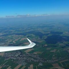 Flugwegposition um 14:28:51: Aufgenommen in der Nähe von Oberallgäu, Deutschland in 2294 Meter